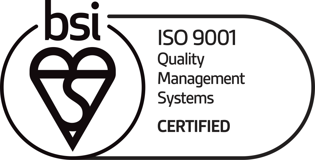 BSI Assurance Mark - ISO 9001 Quality Management Systems Certified